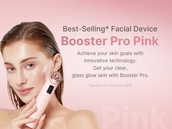 [medicube] AGE-R Booster Pro -  PINK (New) / Black ㅣKbeauty Viral Glass Glow Device for Glowy Glass Skin Facial Comfort