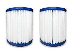 Bestway Flowclear Type I Cartridge Pool Filter Replacement Pack of 2 110-120V 330 Gal. (58093E-CASE)