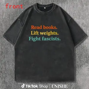 Progressive Fitness Tee – Washed Unisex T-Shirt with Political Activism Message