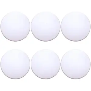 Door Stoppers (6 Pcs) Door Stops Wall Protector. 2" White Silicone Door Bumpers with Strong Thickened Adhesive of Rubber Knob, Round Wall Shield Cushion. Door Knob Wall Protector,Anti-Collision Pad