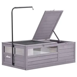 Aivituvin Wooden Tortoise House | Large Turtle Habitat-AIR21