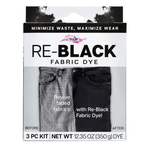 Tulip Re-Black Fabric Dye Kit
