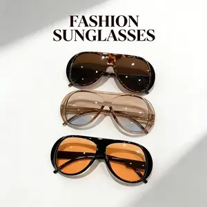 3 pairs Y2K street style women's plastic sunglasses, stylish accessories for every occasion, perfect for beach vacations, driving and night out.