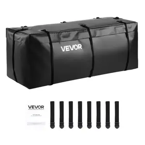 VEVOR Hitch Cargo Carrier Bag, Waterproof 840D PVC, 57.48x 19.49x 23.82 in (16 Cubic Feet), Heavy Duty Cargo Bag for Truck Bed Storage with Reinforced Straps, Suitable for Car SUV Vans Hitch Basket
