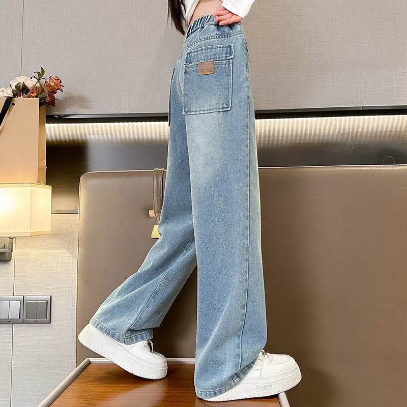 Mikashu&MK24816 Rear Pocket Wide Leg Pan