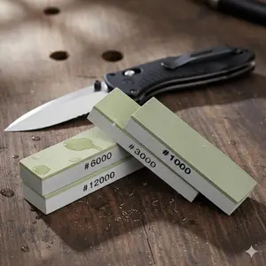 Professional Diamond Sharpening Stone, Ultra-Fine Resin Oil Stone, High Hardness Portable Kitchen Knife Sharpener Tool for Blade Maintenance and Honing, Durable Compact Sharpening Stone Set for Daily Polishing Needs