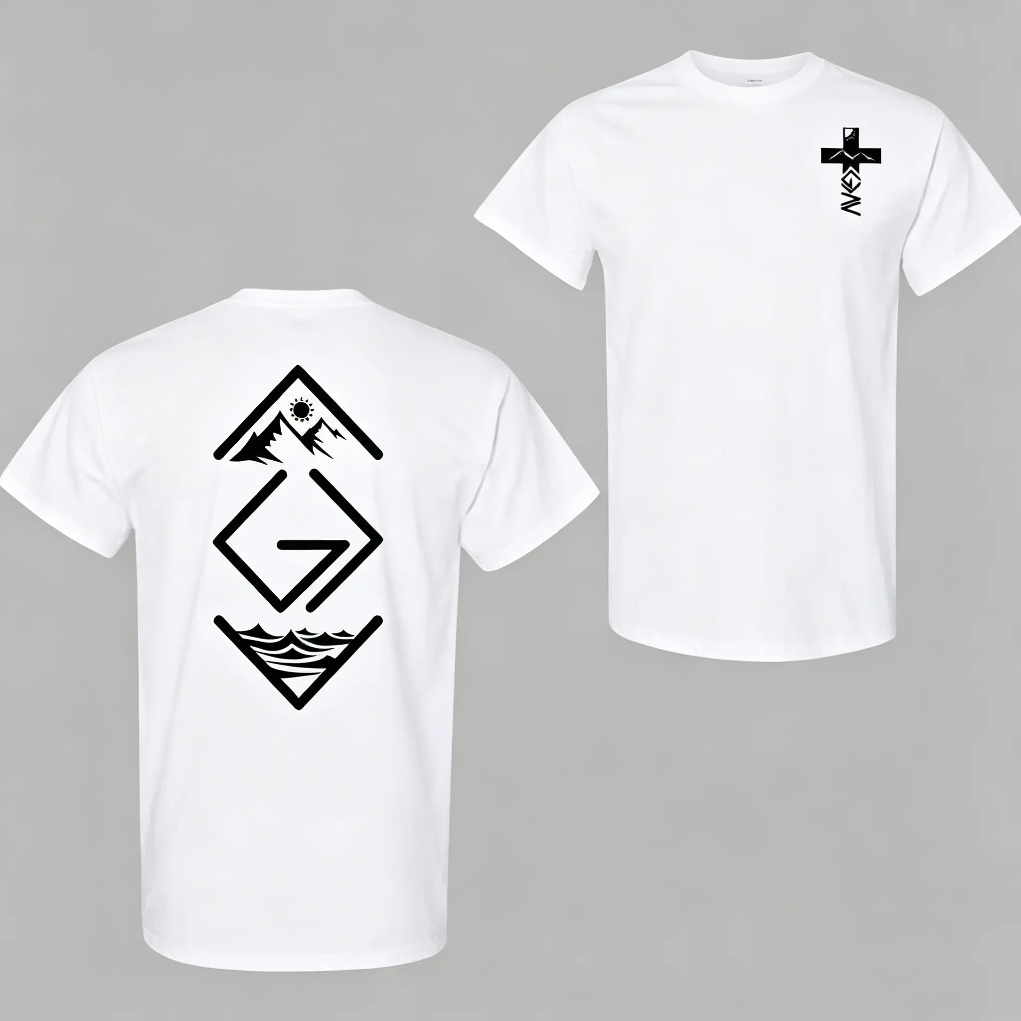 God Is Greater Than The Highs And Lows 2 Sided T-Shirt, Christian Shirt, Cross on Sleeve, Couples Gift, Graphic Tees, Unisex Shirt