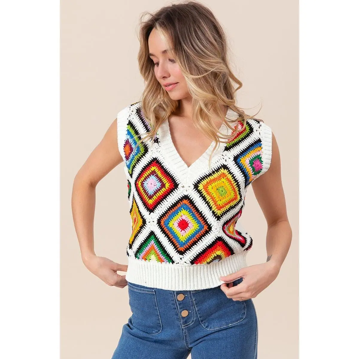 Granny Square Vest