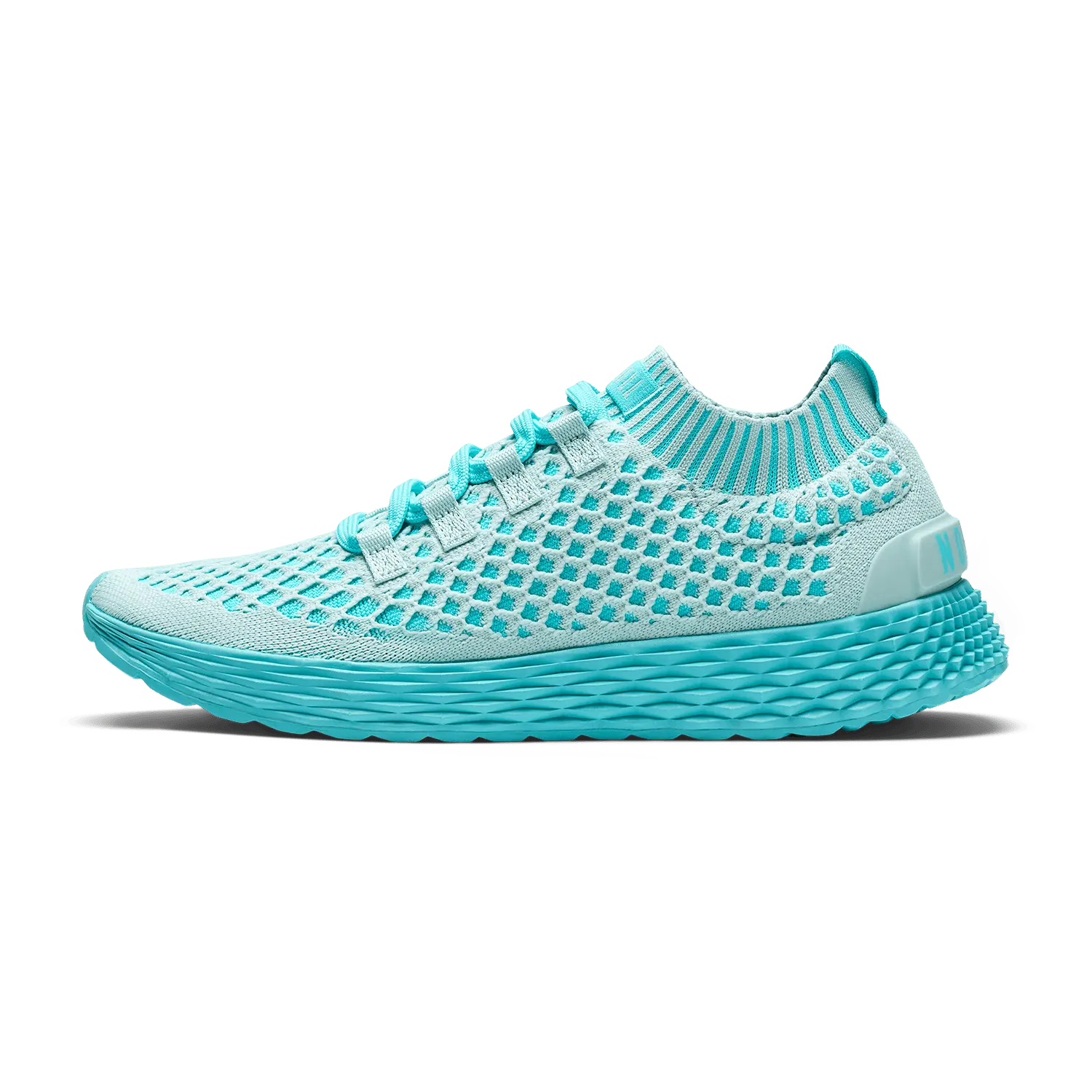 NOBULL Women's Allday Knit Shoe in Aqua Wash - Everyday Walking Sneaker, Comfortable Slip-On Shoe, Casual Trainer