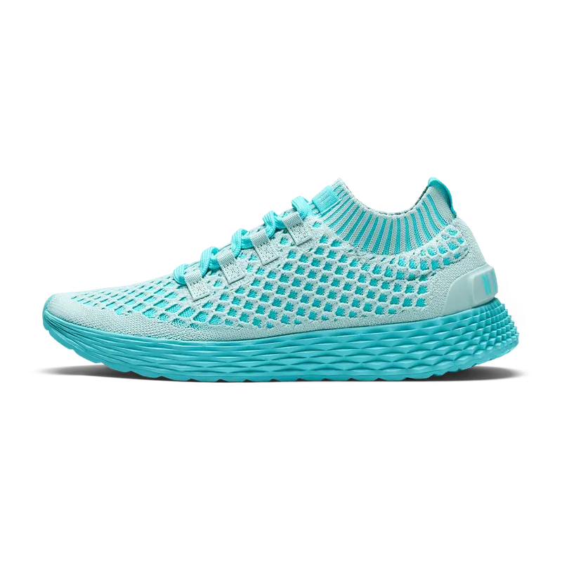 NOBULL Women's Allday Knit Shoe in Aqua Wash - Everyday Walking Sneaker, Comfortable Slip-On Shoe, Casual Trainer