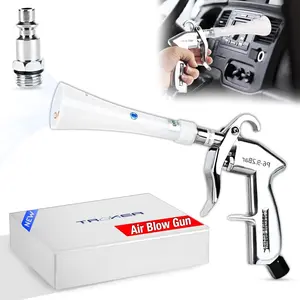 Tornado Air Blow  with Nozzle  Interior cleaning Quickly Blasts Dirt and Dust Dryer Vent Cleaner Wash Kit Hose  Detailing Supplies Turbo Tool Works with Air Compressor P 6-9.2 Bar