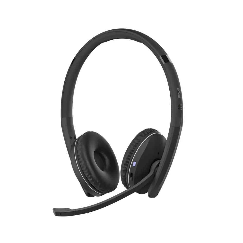 EPOS ADAPT 260 Wireless On-Ear Headset - Double-Sided, Bluetooth-Enabled, USB Dongle Included, UC Optimized