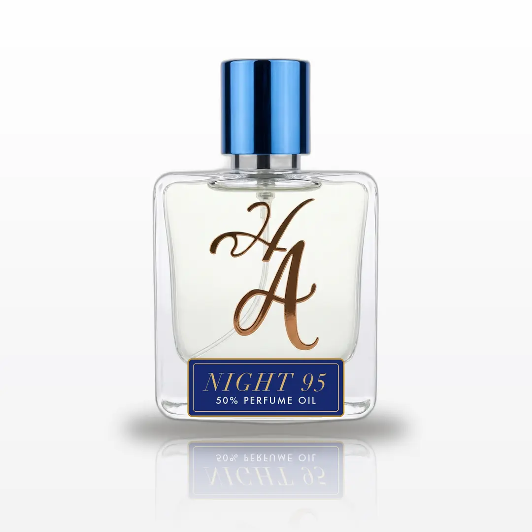 NIGHT 95 | Unisex Perfume Oil 50% | Caramel, Coffee, White Floral | Long Lasting 50ml