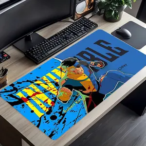 An Extra-Large And Extra-Long Mouse Pad And Desk Mat Set with The Invincible Theme, Designed with a Non-Slip Rubber Base And a Very Thick Structure, Ideal for Gamers, Office Employees, And Programmers