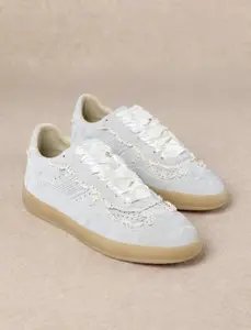 Powder Blue Lace Sneaker