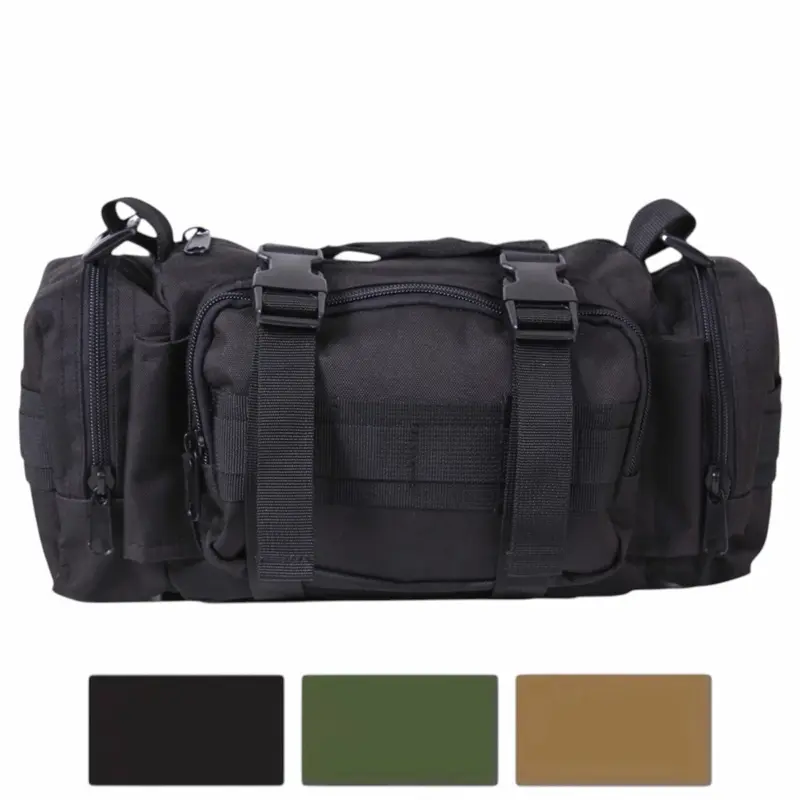 Rothco Fast Access Tactical Trauma Kit - Versatile Carrying Options, Adjustable And Removable Strap, Packed With 80+ Essential Supplies
