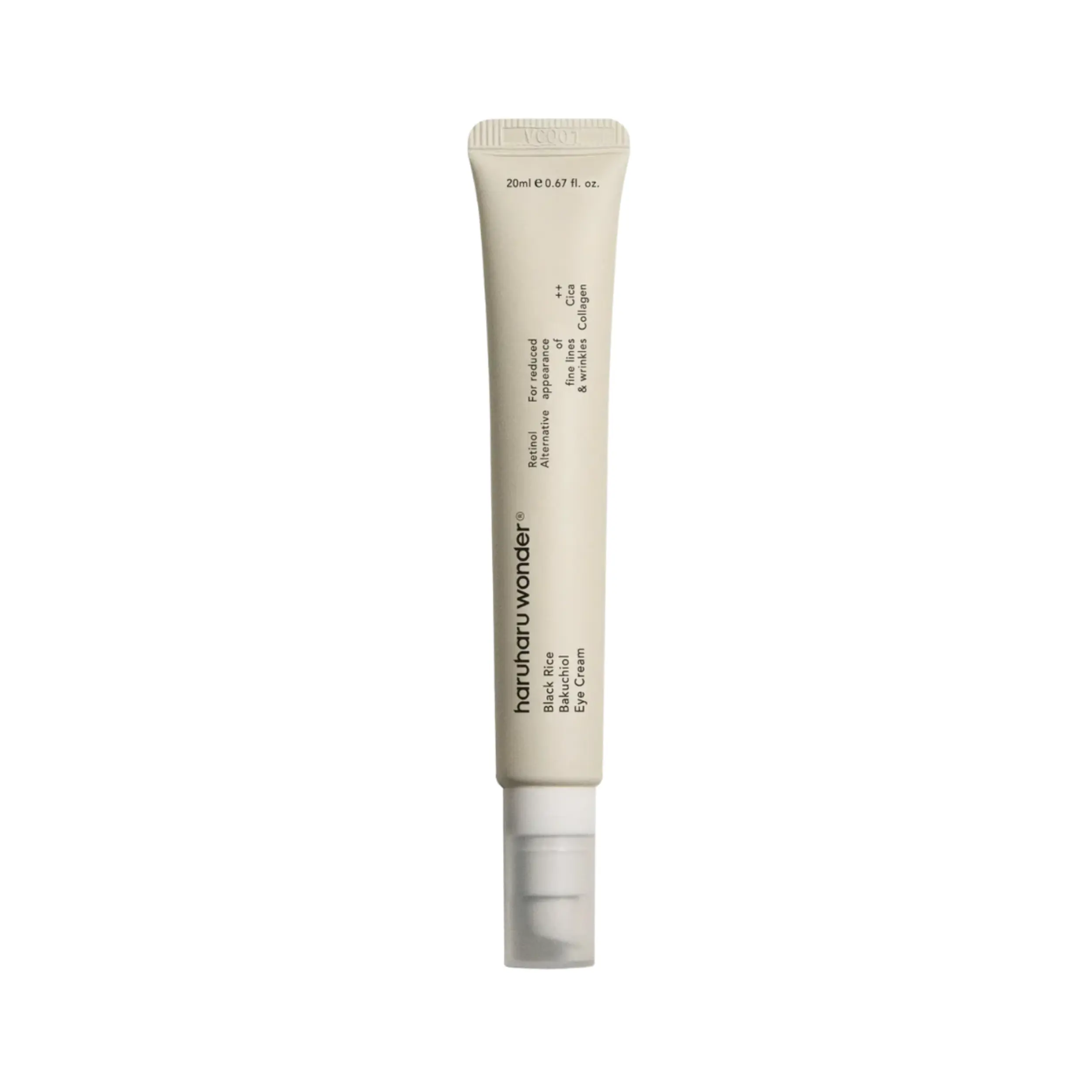 [HaruHaru Wonder] Black Rice Bakuchiol Eye Cream 20ml, Anti-Aging, Wrinkle Care, Natural Retinol Alternative | Cruelty Free, EWG-Green