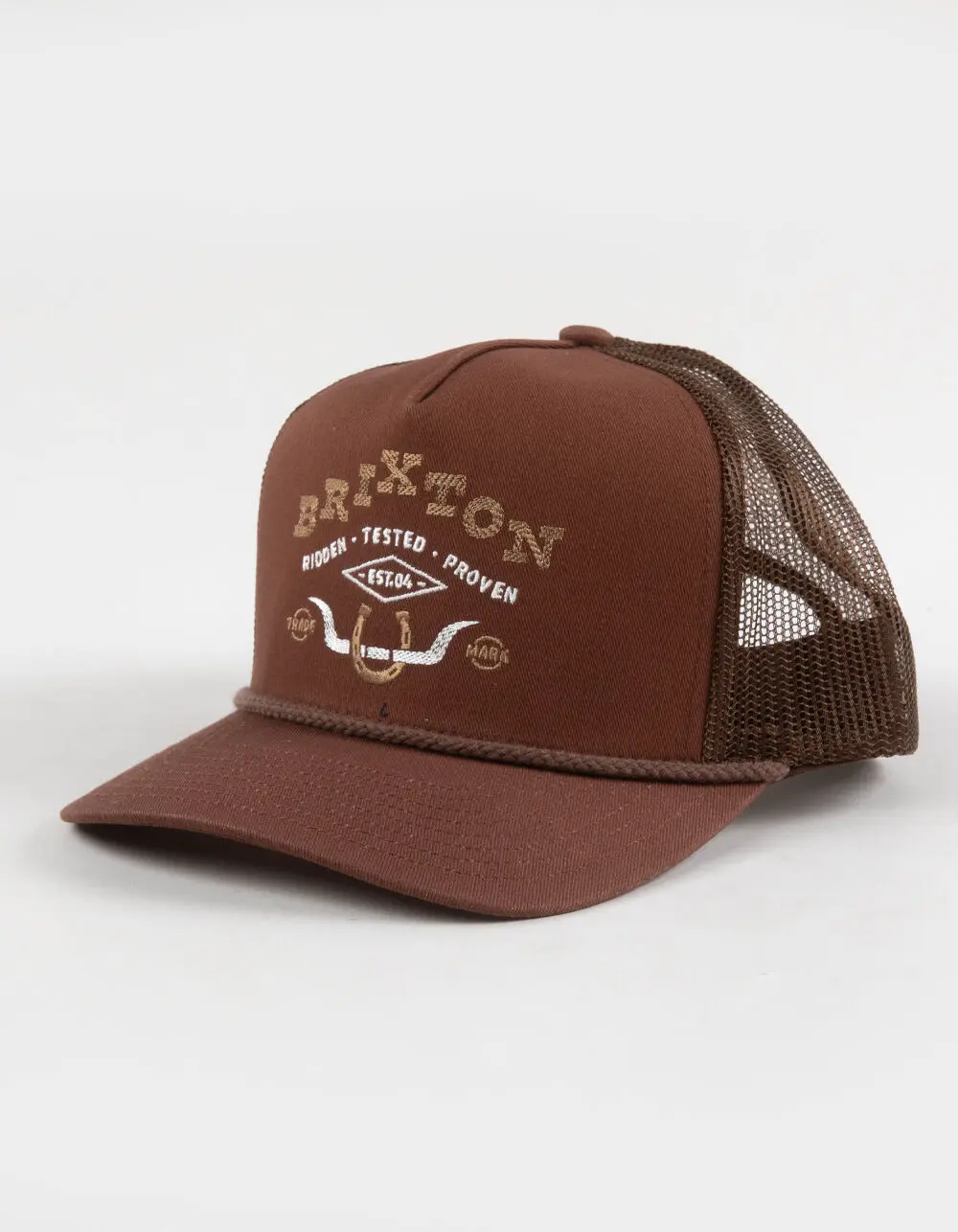 BRIXTON  Mens Beekman MP NetPlus® Trucker Hat, Brown
