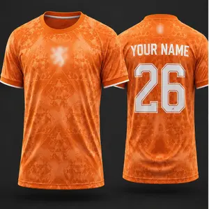De Jong Netherlands Fan Edition Custom Name Number Shirt, Netherlands Personalized Supporter Tee, Game Day Sports Apparel, Country Pride Fan Wear, Unisex Gift for Men Women