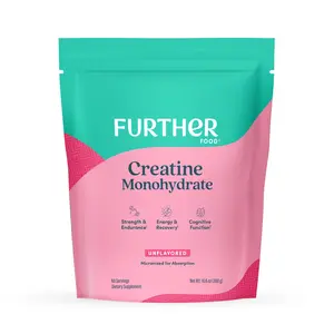 Further Food Creatine Monohydrate - Strength, Energy, Recovery & Focus Micronized for Better Absorption Essential Minerals Supplement