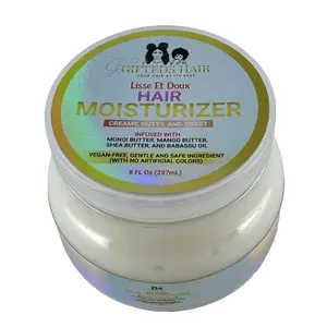 Gifteds Hair Lisse et Doux Hair Moisturizer for Ultimate Moisture, Daily Use, Manageable Hair Growth & Styling, Infused with Mango, Shea Butter & More