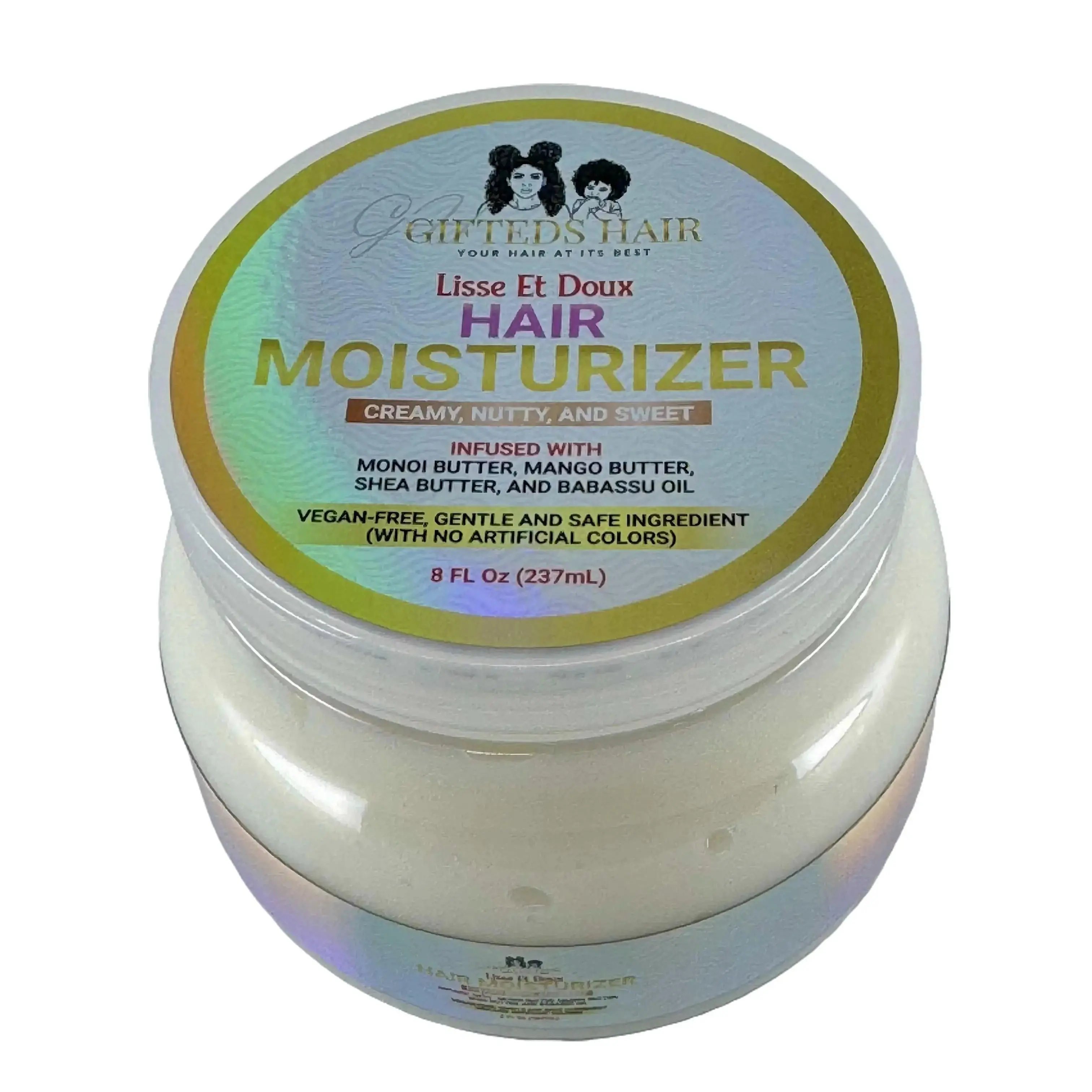 Lisse et Doux Hair Moisturizer - Haircare Cosmetic for Daily Use, Ultimate Moisturizing, Hydrating, Nourishing Benefits, Manageable Hair & Styling Support, Infused with Mango, Shea Butter & More Oil Gifted Cosmetics