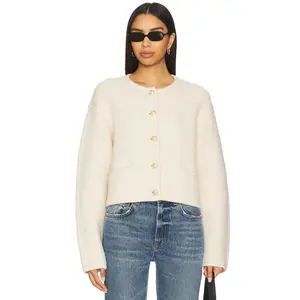 Lovers and Friends Olina Knit Jacket in Cream