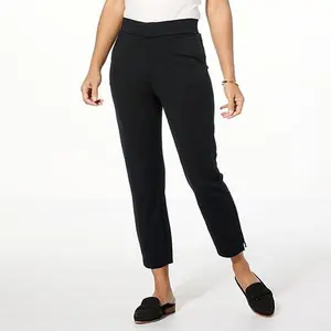 Colleen Lopez Lightweight Ponte Slim Leg Crop Pant