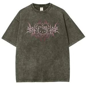 Y2K Pink Tribal Kitty Graphic Tee, Vintage 90s Style Cat T-Shirt, Funny Tribal Tattoo Graphic Shirt, Oversized Streetwear Vacation Outfit, Trendy Cyber Y2K Men's Graphic Tee