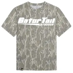 Mossy Oak Bottomland Gator Tail Camo Tee, Breathable Outdoor Faithwear Top for Men & Women, Hunting 3D Tee, Gift For Him, Gift For Dad, Gift For Dad, T shirt 3D Camo, Style T Shirt 3D Camo, Camo Shirt 3D