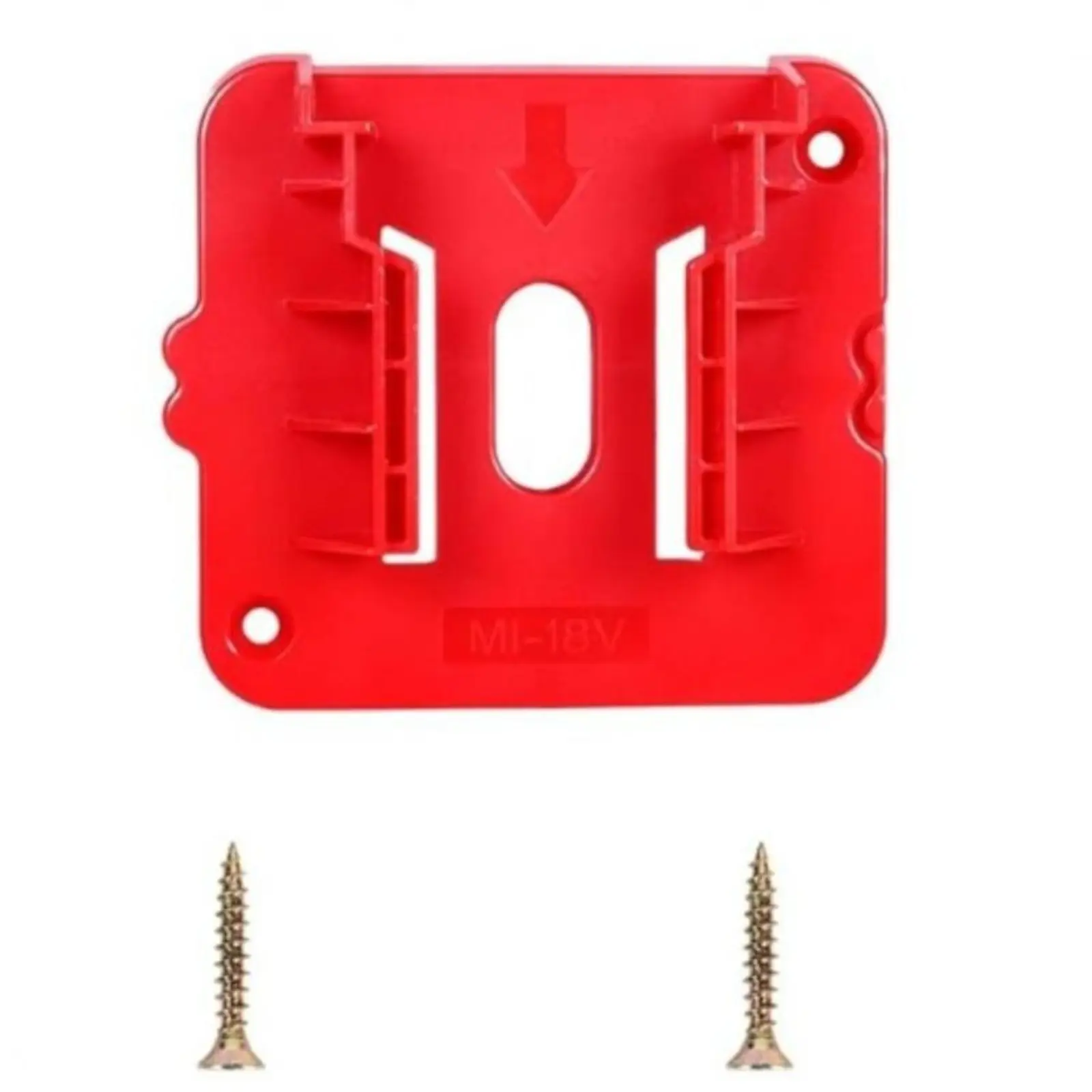 Milwaukee M18 18v Battery Installation Base, Screw Mountable, Compatible with M18 48-11-1815, 48-11-1828, 48-11-1850, 48-11-1860, No Battery Included