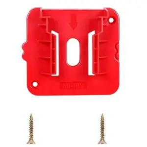 12 Pack Battery Holder for Milwaukee M18 18V Battery Mounts Dock Holder Fit for M18 48-11-1815 48-11-1828 48-11-1850 48-11-1860 (No Battery)