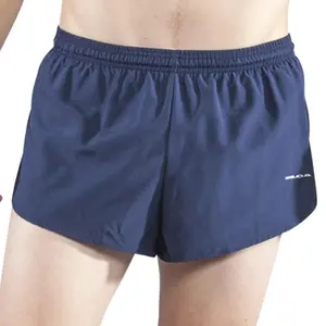 Men's Solid 1" Elite Split Shorts - Navy Blue