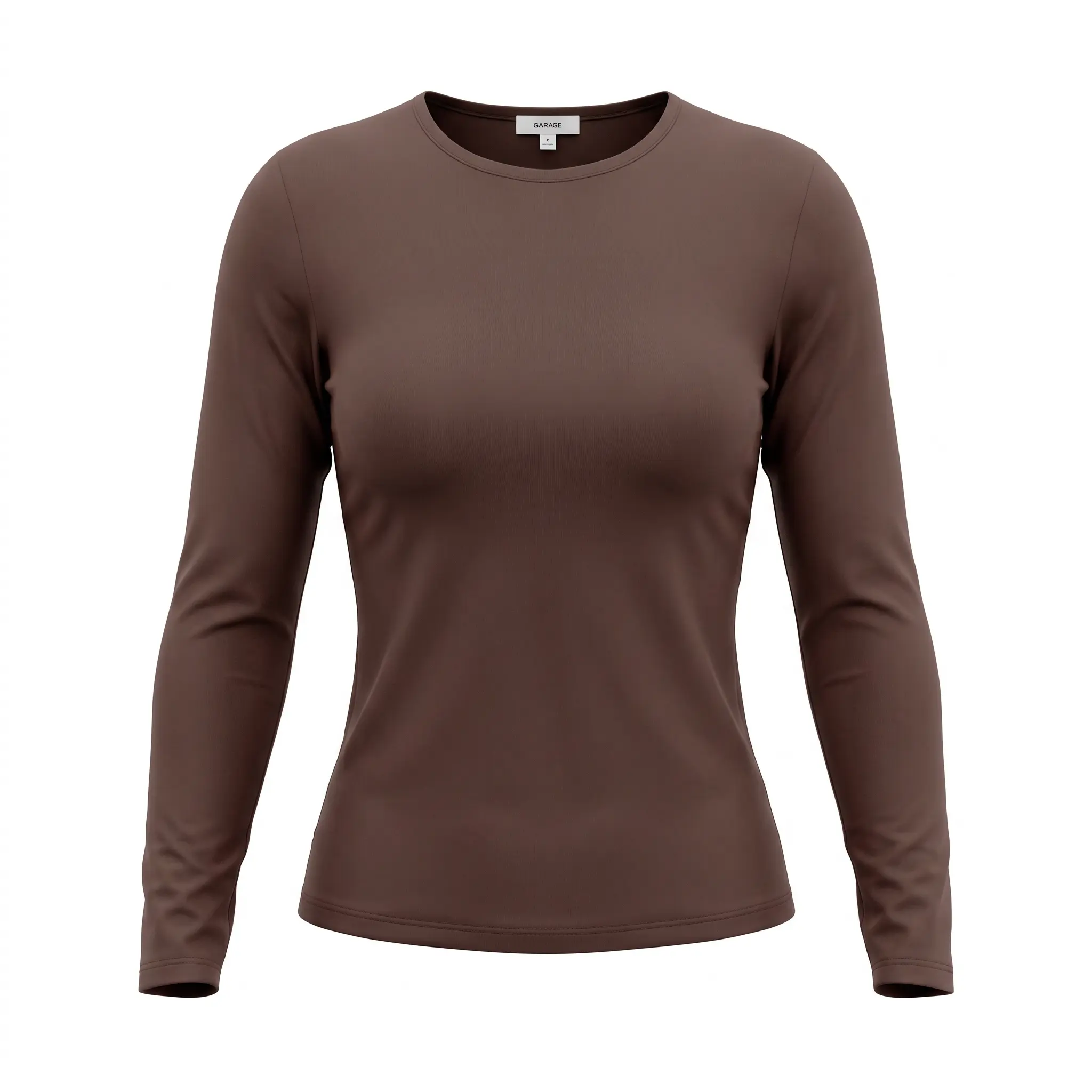 Garage Sleek Crewneck Long Sleeve Top