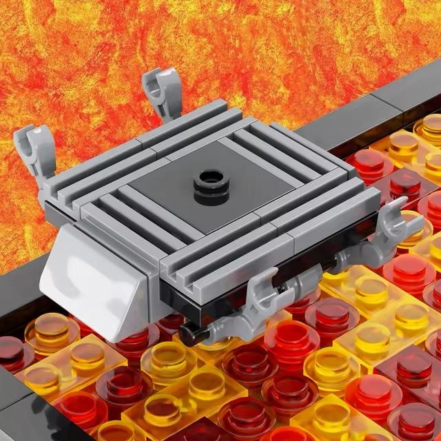 Duel on Mustafar anakin with Minifigure Star Clone Wars