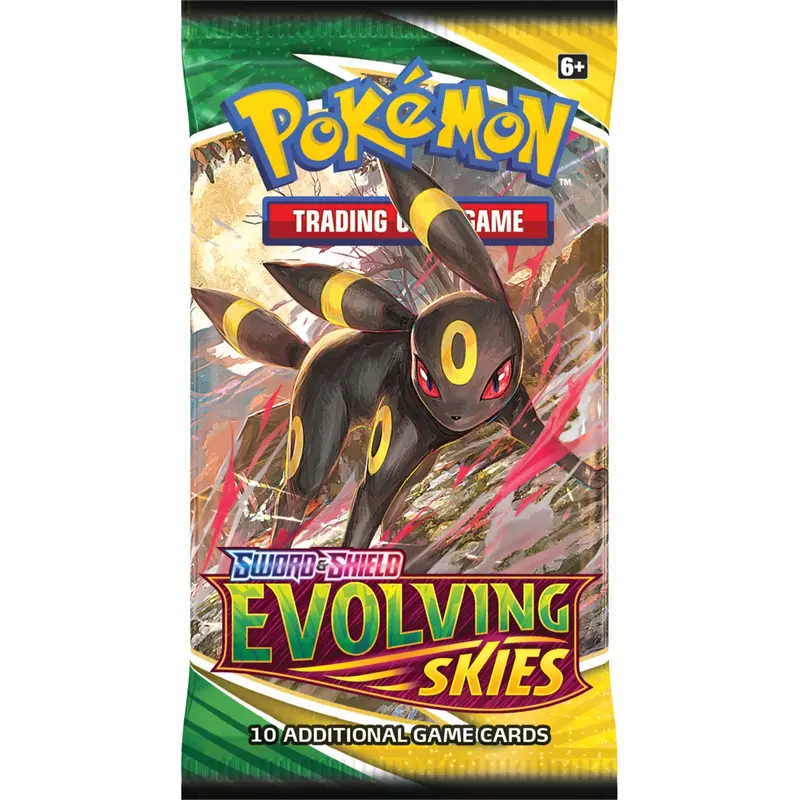 evolving skies sleeved booster box Pokemon TCG: Sword & Shield As the clouds part Evolving Skies Sleeved Booster Pack