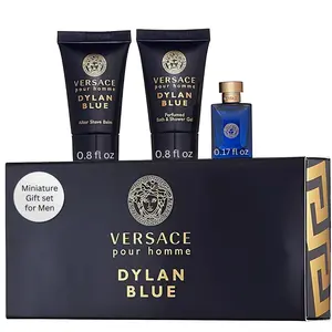 Versace Dylan Blue Pour Homme 3-Piece Miniature Set Eau De Toilette For Men