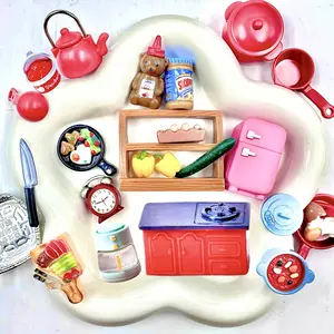 Tiny Kitchen  – Mixed-Size Resin Cabochons for DIY Crafts, Phone Cases & Resin Art