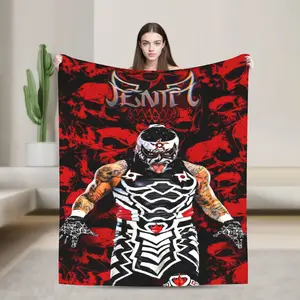 1 Piece Penta Wrestler Themed Blanket Suitable For All-Season Soft Bedspread - Wrestling-Themed Bedspread For & S, Cozy Couch Or Bed, Perfect Gift For Wrestlers, Travel & For Home Use