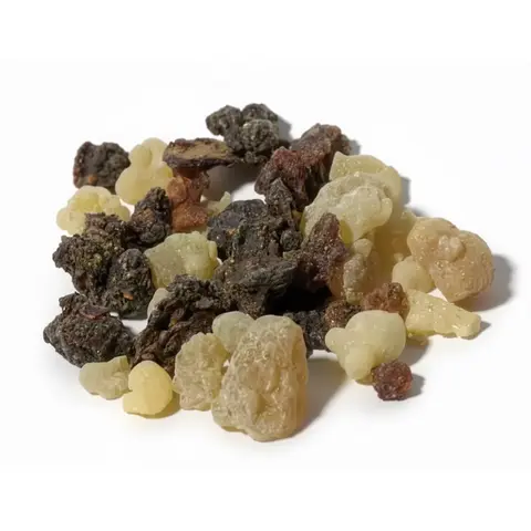 Frankincense & Myrrh Resin Blend - 1 lb Bulk Granular Aromatic Incense for Altar Work, Meditation & Space Clearing, Citrus-Pine Top Notes with Balsamic Earthy Myrrh, Requires Charcoal Burner
