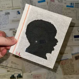 Custom Silhouette Needlepoint Canvas 6x6