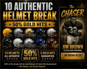 (10) BS Collectibles Full Size Authentic! 50% Gold Bags! Pick Your Team