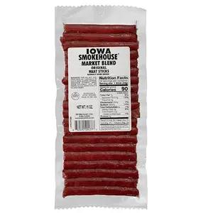 IOWA SMOKEHOUSE Market Blend Meat Sticks, Original - Snack Size & Ready to Eat, Made in USA (11 oz)