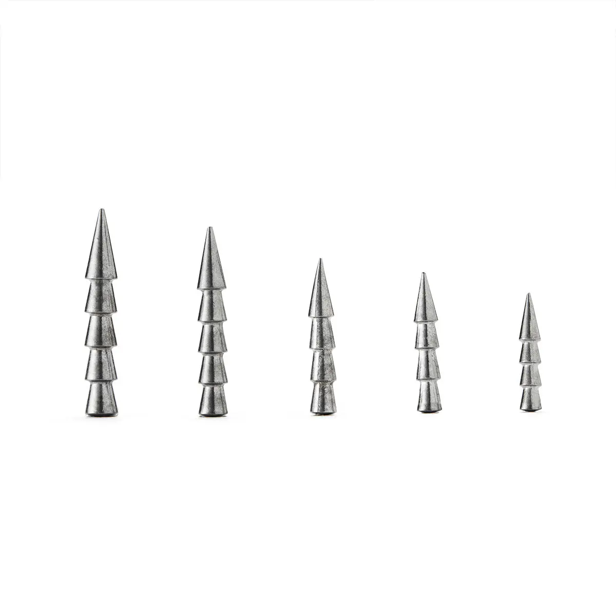 NAKO 97% Purity Tungsten Polished Nail Weights | 10 Pack | Eco-Friendly & No Warranty | Fishing Accessories
