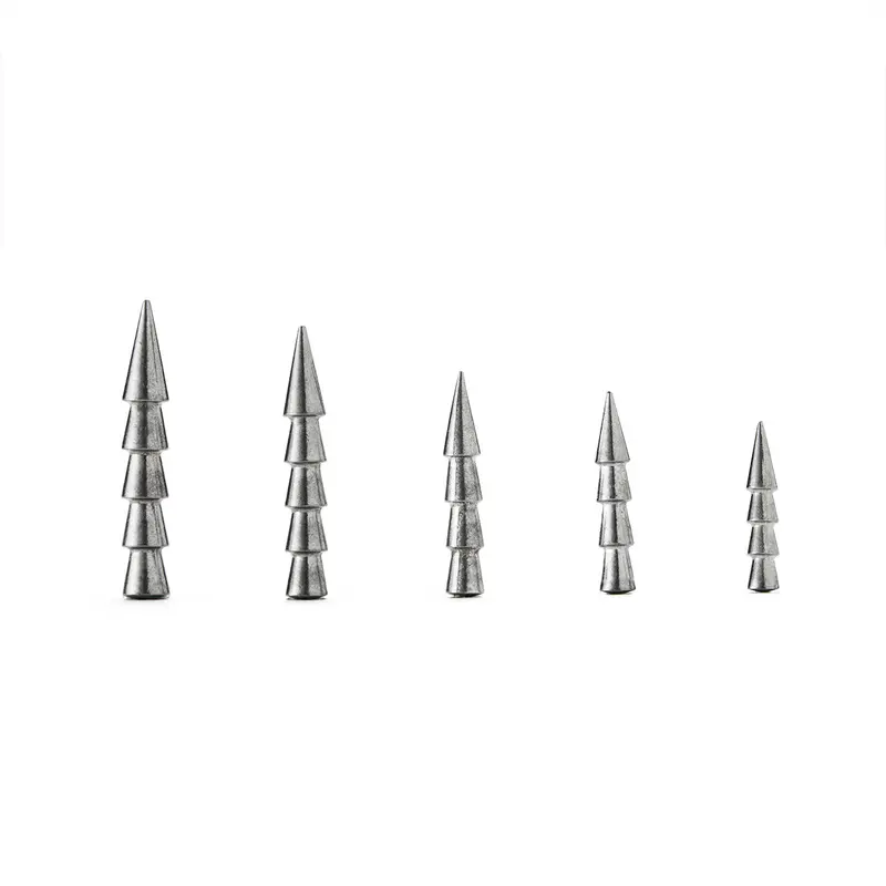 NAKO 97% Purity Polished Tungsten Nail Weights - 10-Pack Fishing Supplies, 50% Smaller, Non-Toxic, Eco-Friendly, Confident Sinking, Freshwater Use (No Warranty)