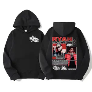 Rapper Ryan Castro Music Album Tour 2025 Merch Hoodie Men's Women Fashion Vintage Hip Hop High Quality Hoodies Sweatshirt  C782 O7O