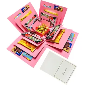 5 Layer  Box, Multi Layered Explosion Photo DIY Box, Creative  Picture  for Important Days and Holidays. ()