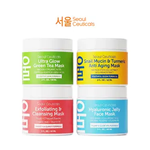 K-Beauty Variety Mask Set - 4 Pack Face Mask Skincare Set