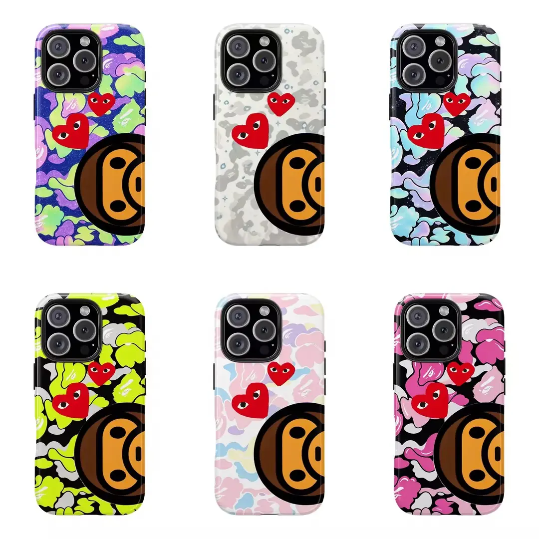 Bape play Protective Camo Streetwear Phone CaseSuitable for iPhone 17/16/15/14/13/12/11 ProMax/Plus