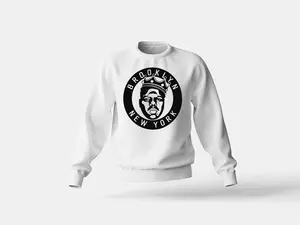 Unisex Biggie Brooklyn graphic sweater Pullover Sweatshirt Hoodie Tops